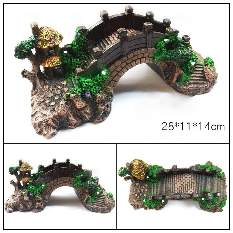Resin Arch Bridge for Fish Tank