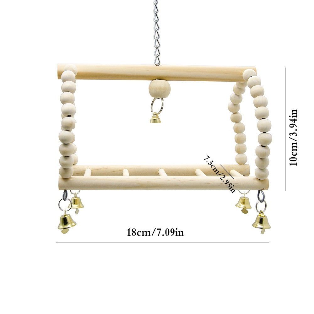 8-Piece Hanging Toy Set for Birds