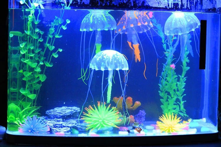Silicone Jellyfish for Fish Tank