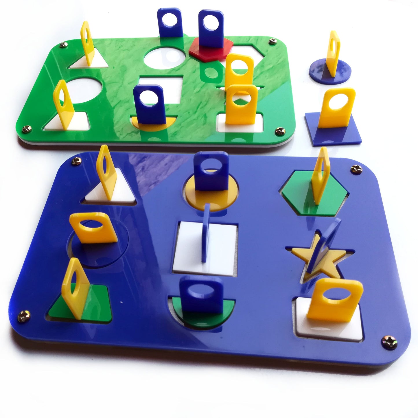 Colourful Shape Interactive Toy for Birds