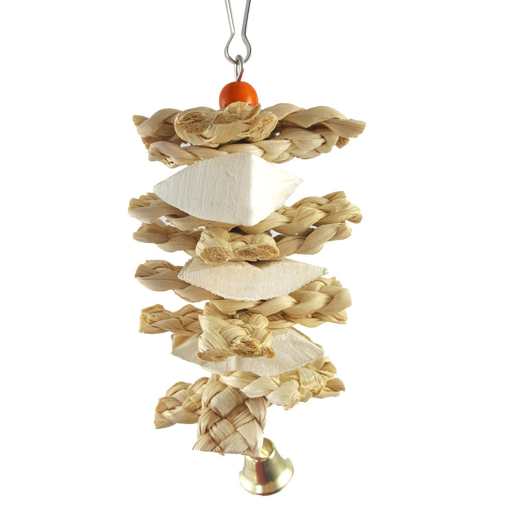 Cuttlefish Hanging Bell Toy for Birds