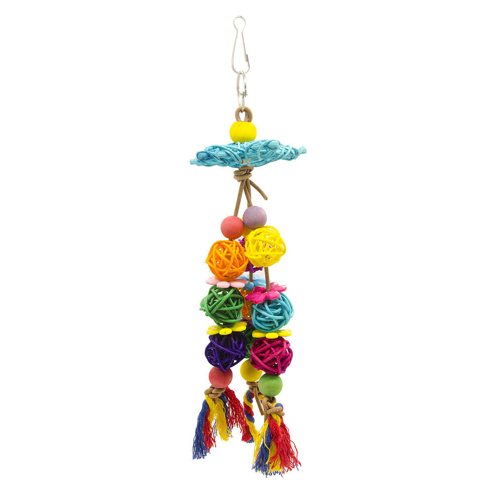 Rattan Balls Chewing Toy for Parrots