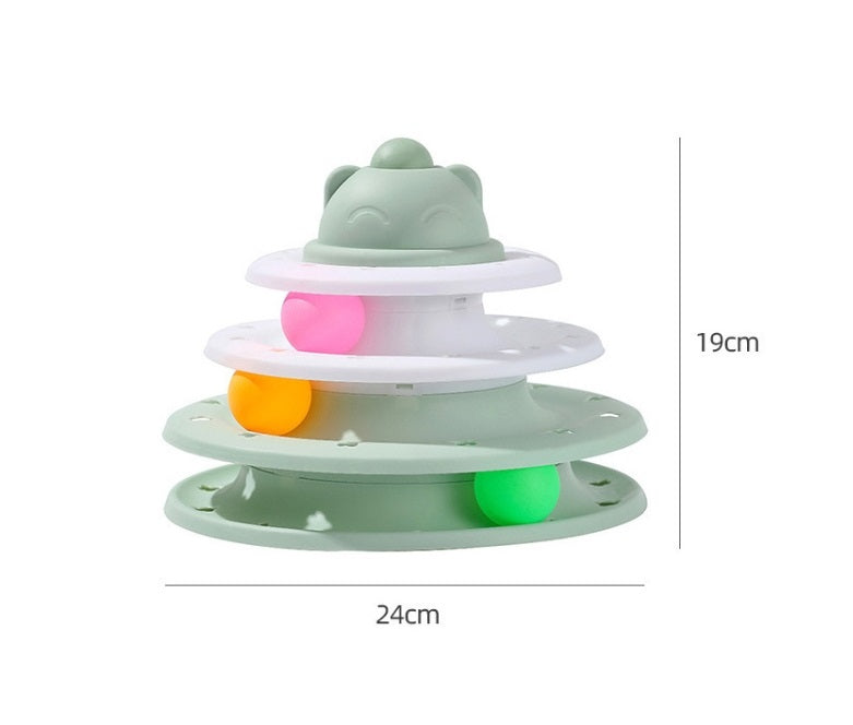 Cat Head Ball Carousel for Cats