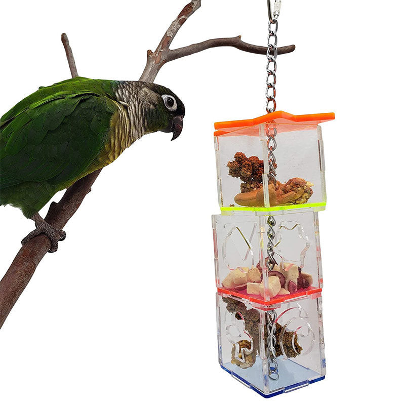 Acrylic Foraging Toy for Birds