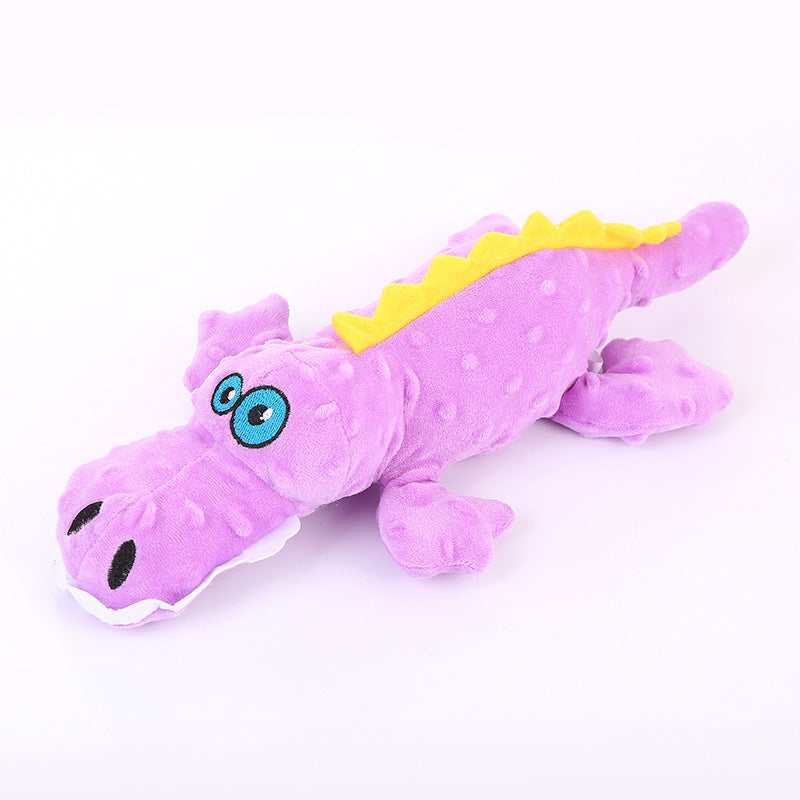 Plush Crocodile Sound Toy for Dogs
