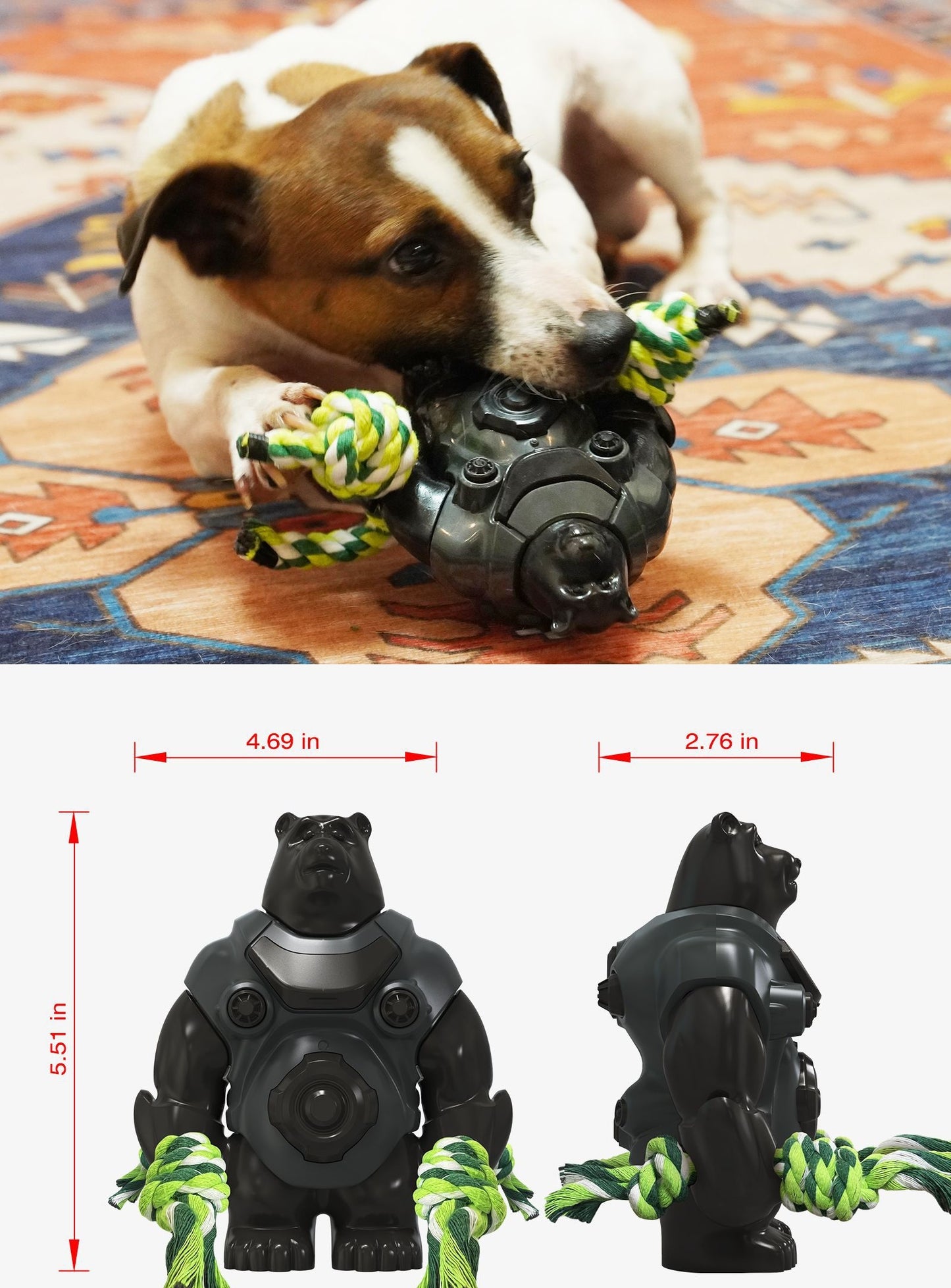 Bear Multi-functional Chew Toy for Dogs