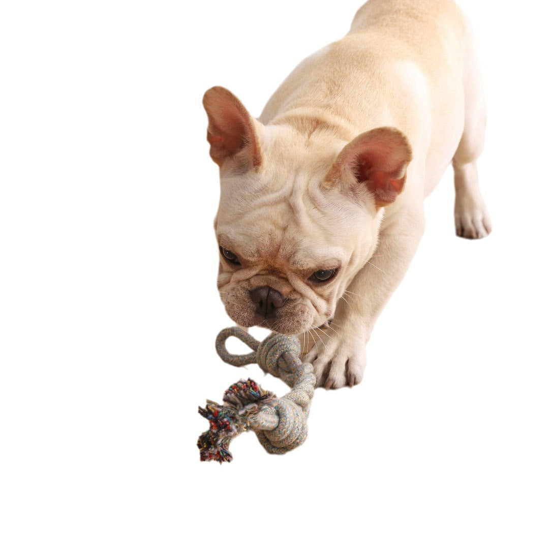 Kaksiosainen Punottu Köysilelusarja Koirille