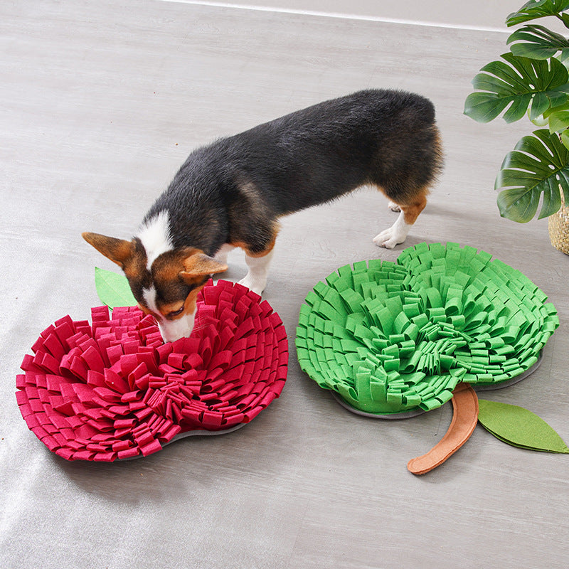 Apple Snuffle Mat for Dogs and Cats