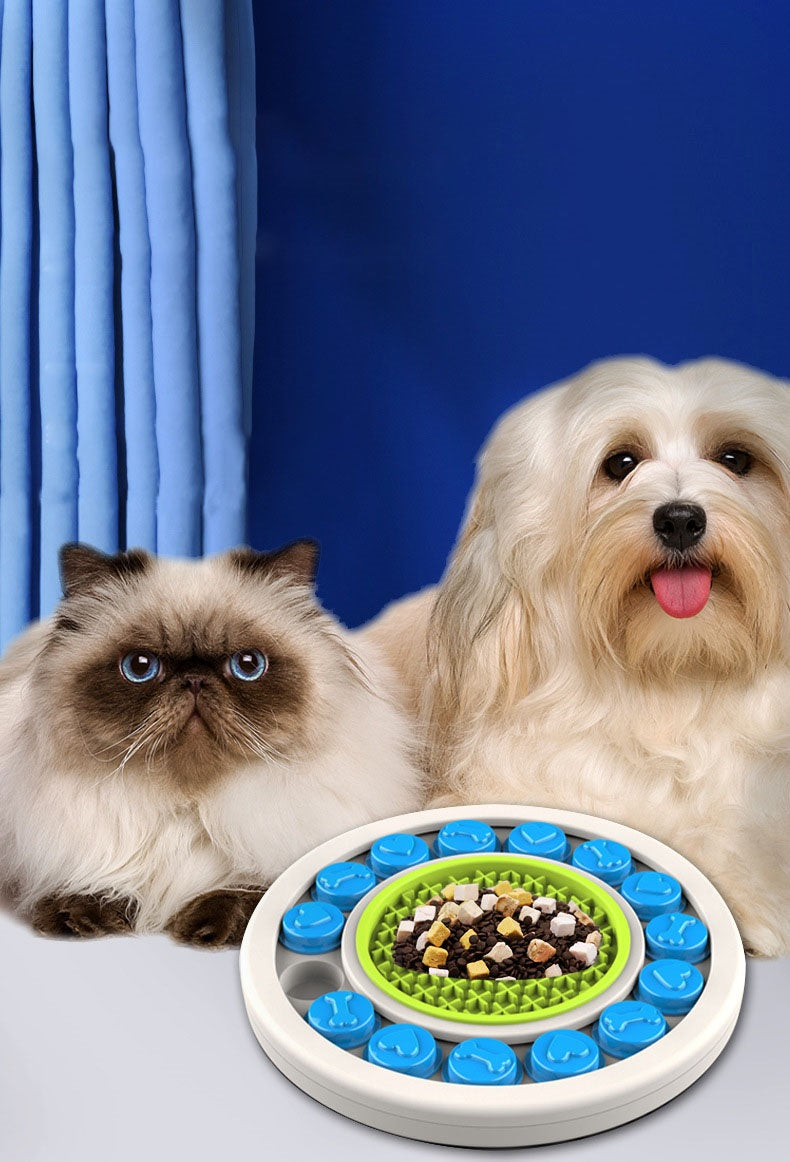 Sliding Food Puzzle Carousel for Dogs