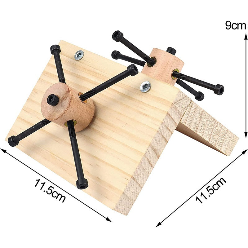 Wooden Feeder for Hamsters, Rabbits, and Small Animals