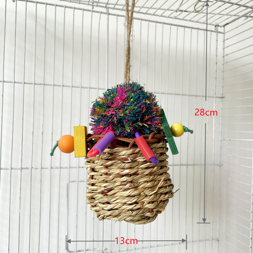 Jouet Panier à Grignoter pour Oiseau