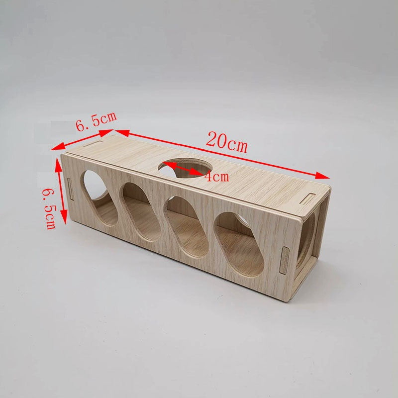 Wooden Tunnel for Hamsters