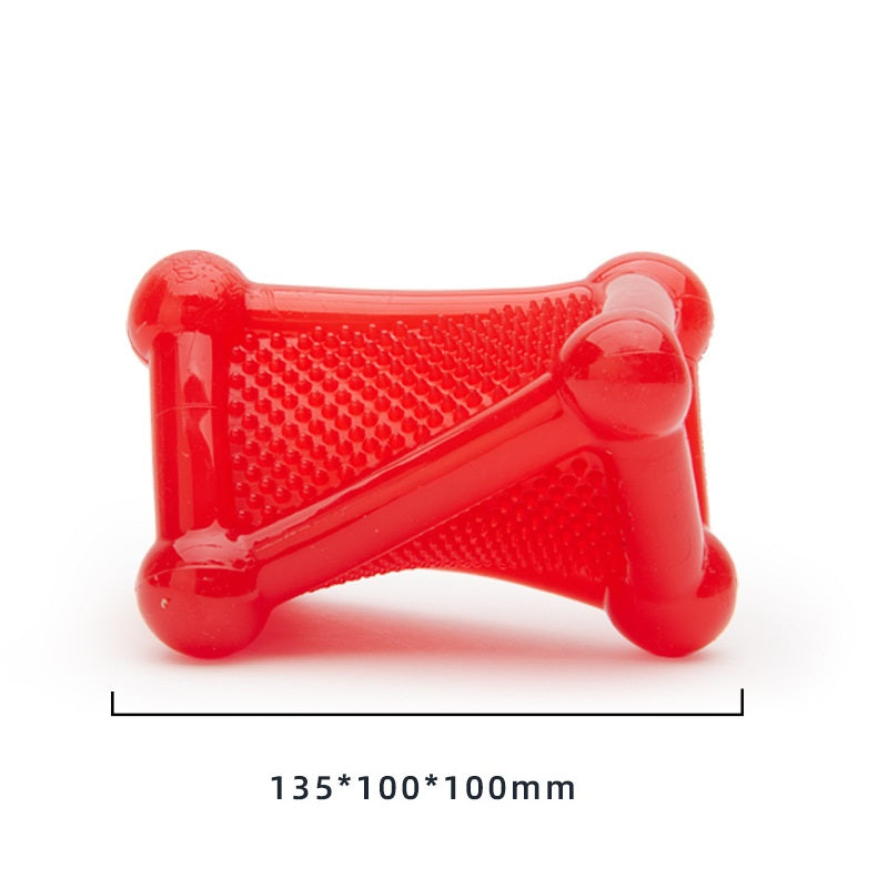 Rubber Twist Food Puzzle Toy for Dogs