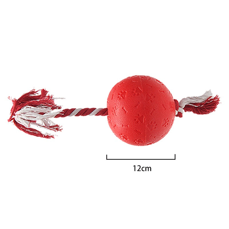 Tug-of-War Treat Dispensing Interactive Ball Toy for Dogs
