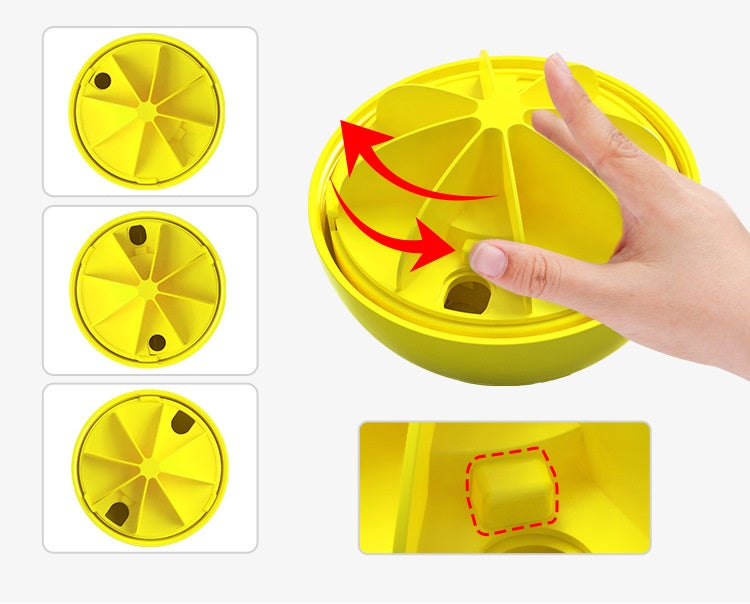 Adjustable Food Dispensing Sound Toy for Dogs