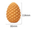 Rubber Pinecone Interactive Dog Toy