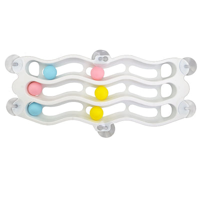 6-Ball Food Puzzle Track Toy for Cats