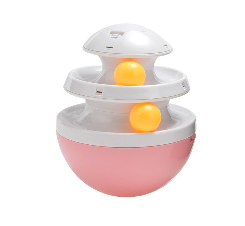 Carousel Tumbler Slow Feeder Toy for Dogs and Cats