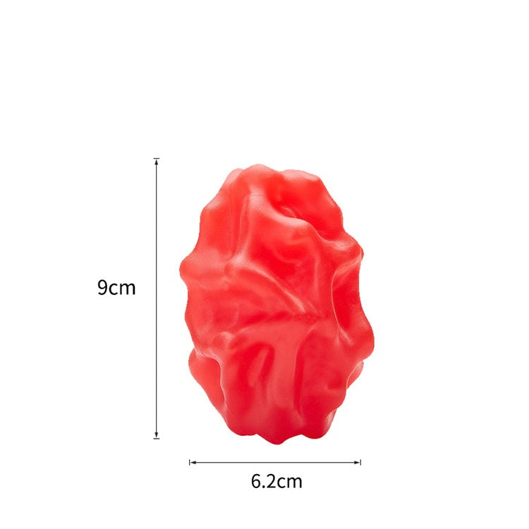 Gummi-Futterspielzeug mit geometrischem Design für Hunde