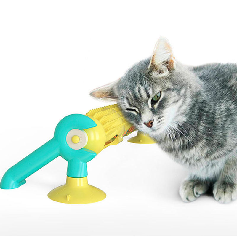 Light-Up and Catnip Ball Toy for Cats