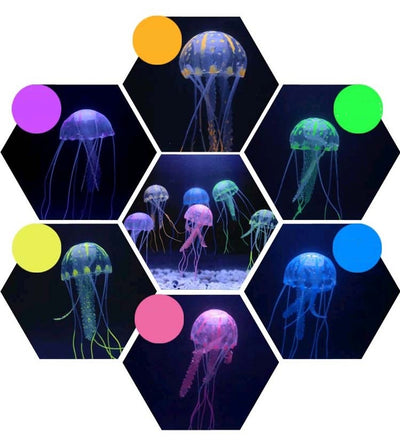 Silicone Jellyfish for Fish Tank