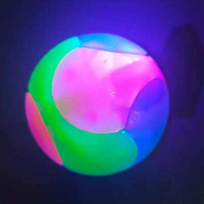Rubber Neon Flashing Ball for Dogs