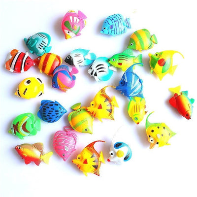 100-Piece Plastic Tropical Fish for Fish Tank