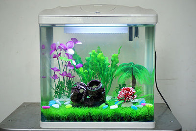 Barrel-Shaped Decoration for Fish Tank