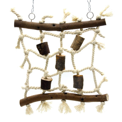 Rope Climbing Net for Birds