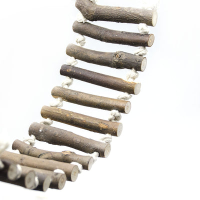 Wooden Bridge Ladder for Birds