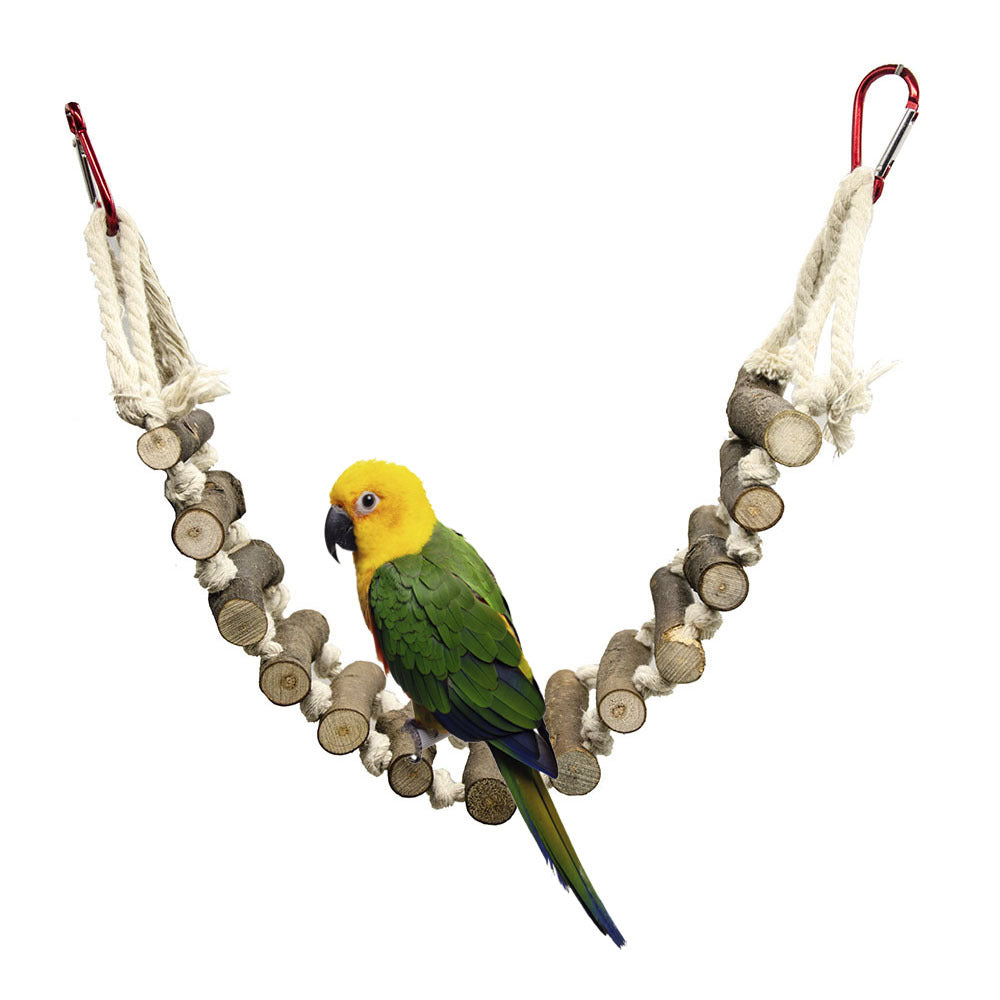 Wooden Bridge Ladder for Birds