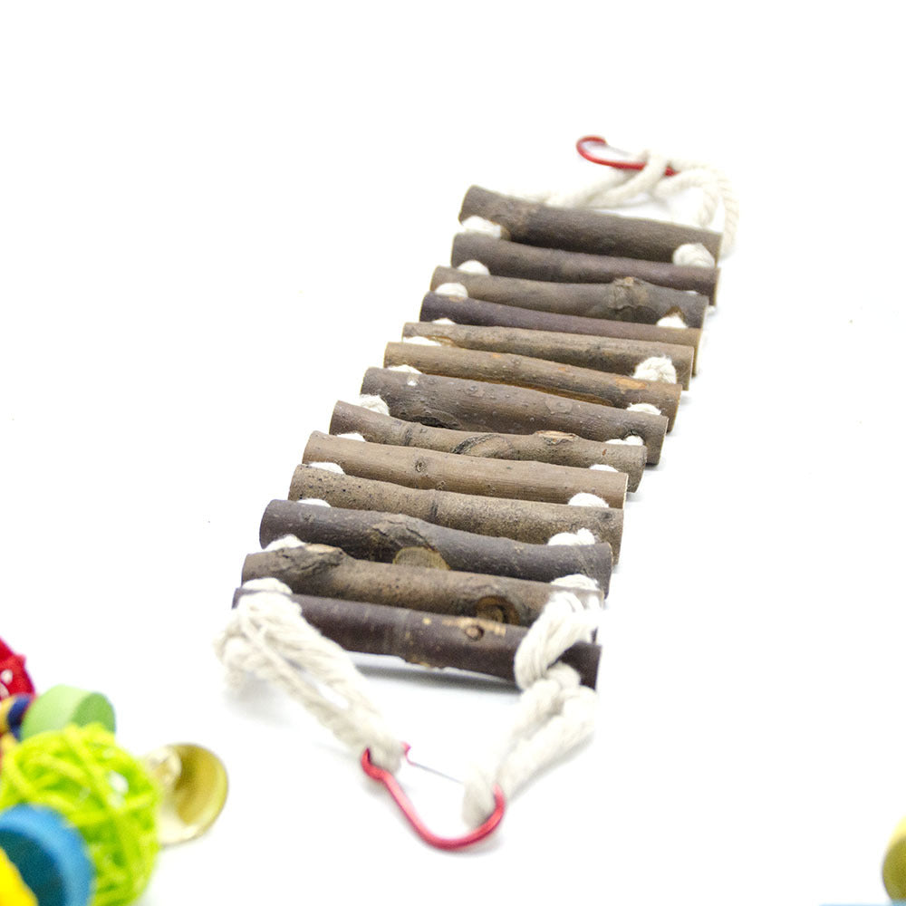 Wooden Bridge Ladder for Birds