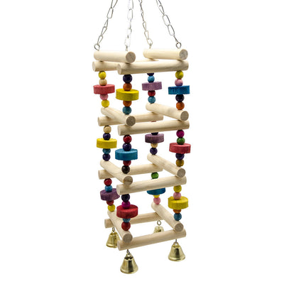 Wooden Swing Ladder Toy for Birds