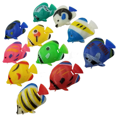 100-Piece Plastic Fish for Fish Tank