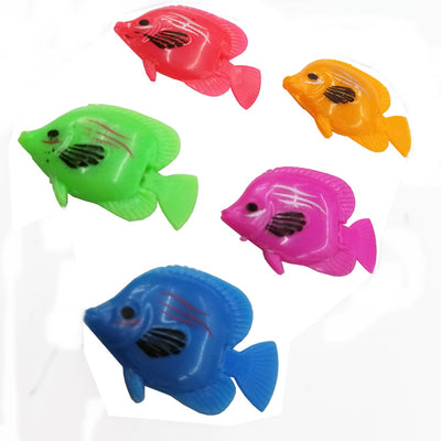 100-Piece Plastic Fish for Fish Tank