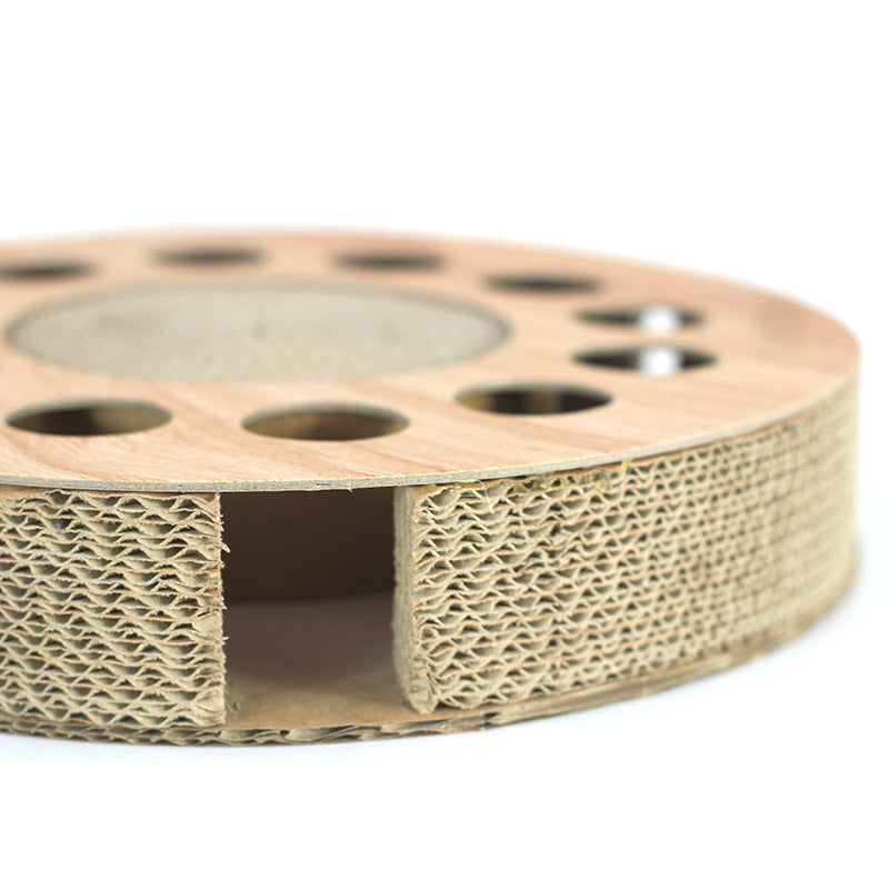 Scratching Board Carousel Toy for Cats