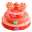 Four Layer Carousel Toy with Feather Teaser for Cats
