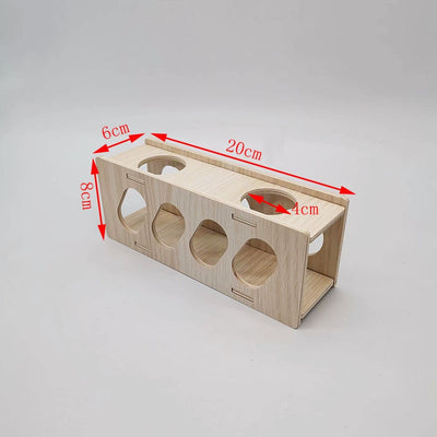 Wooden Tunnel for Hamsters