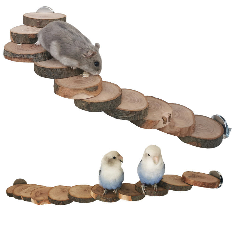 Echelle en Bois pour Oiseau et Rongeur