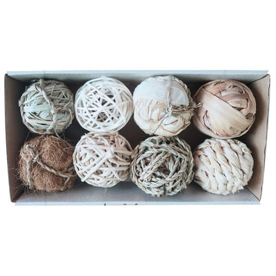 Natural Material Balls for Rabbits and Rodents