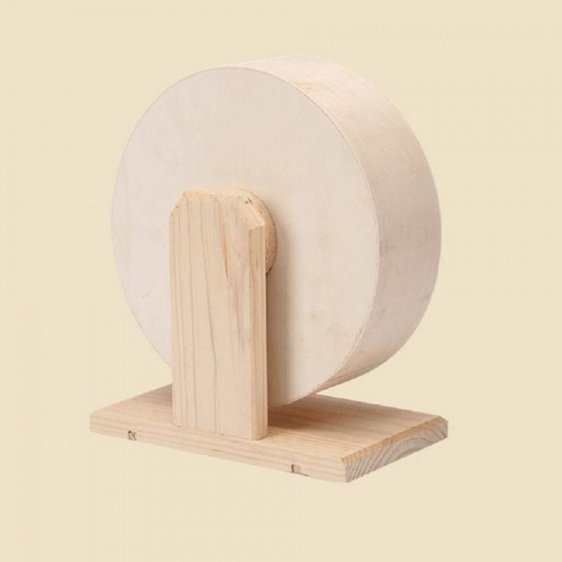 Roue de Course en Bois et Liège pour Hamsters