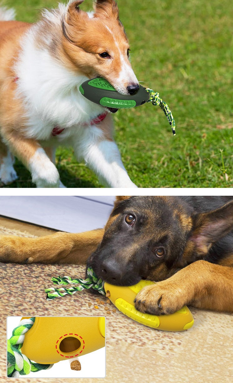 Jouet en Caoutchouc Distributeur de Nourriture pour Chien