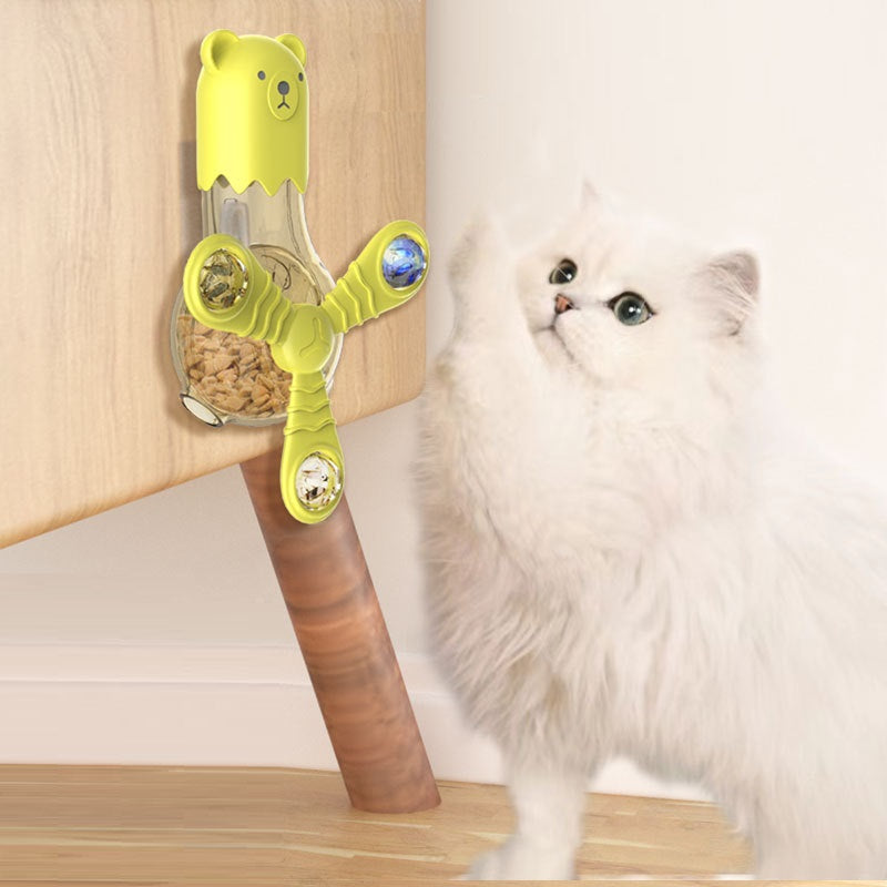 Leuchtender Fidget-Spinner für Katzen mit Bärenmotiv