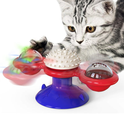 Valolla varustettu Kissanminttu Fidget Spinner Kissoille