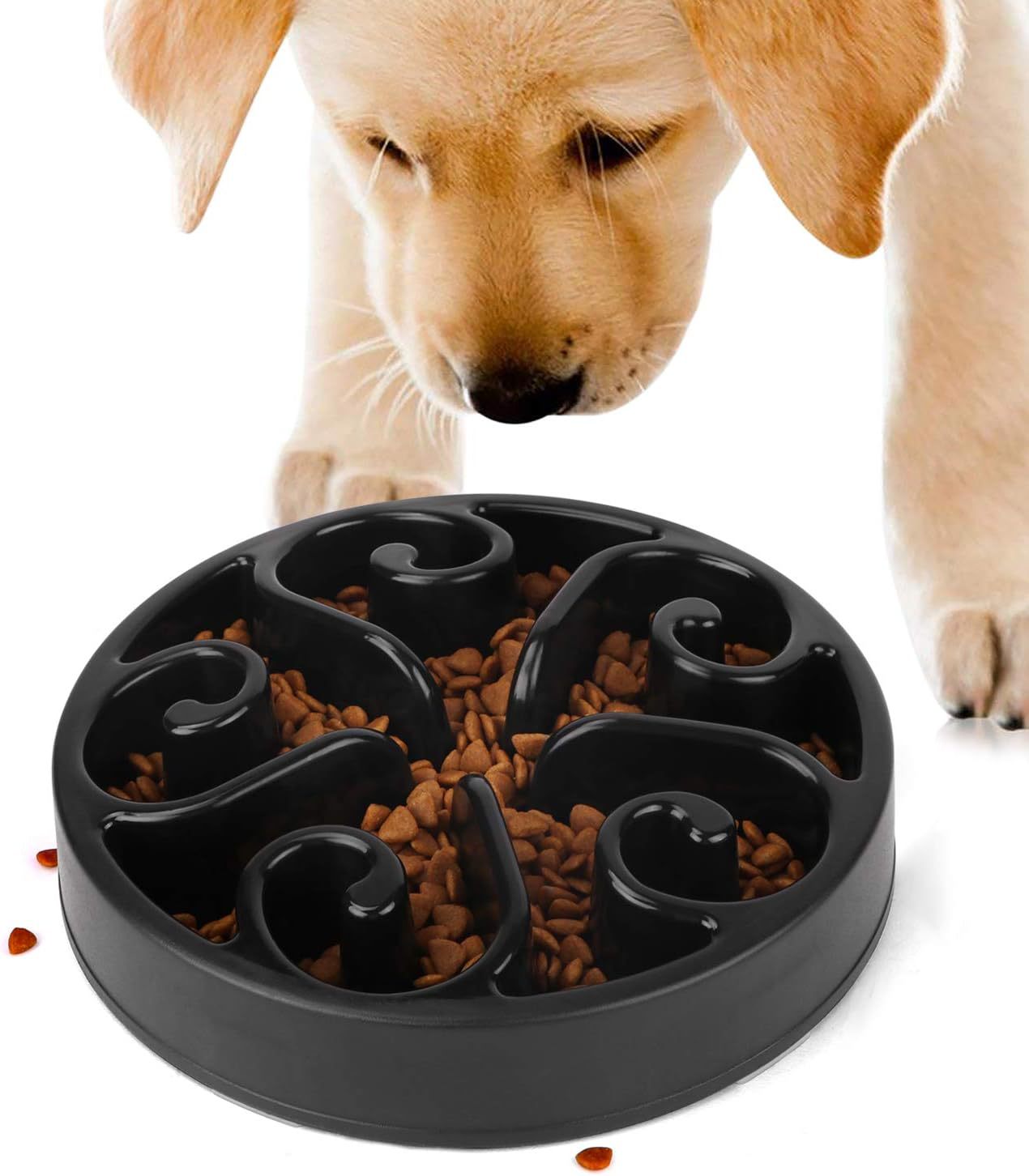 Bol Torsade Alimentation Lente pour Chien