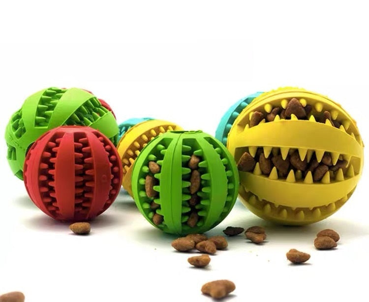 Rubber Food Toy Ball for Dogs