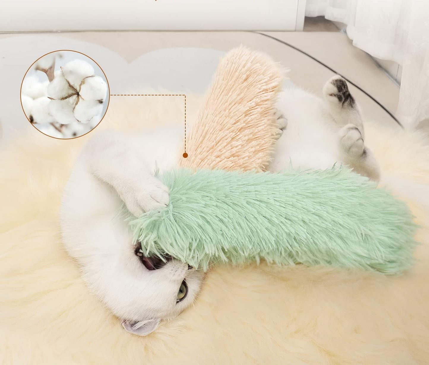 Jouet à Herbe à Chat en Peluche pour Chat