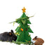 Mangeoire Arbre de Noël en Bois pour Lapins, Gerbilles et Hamsters