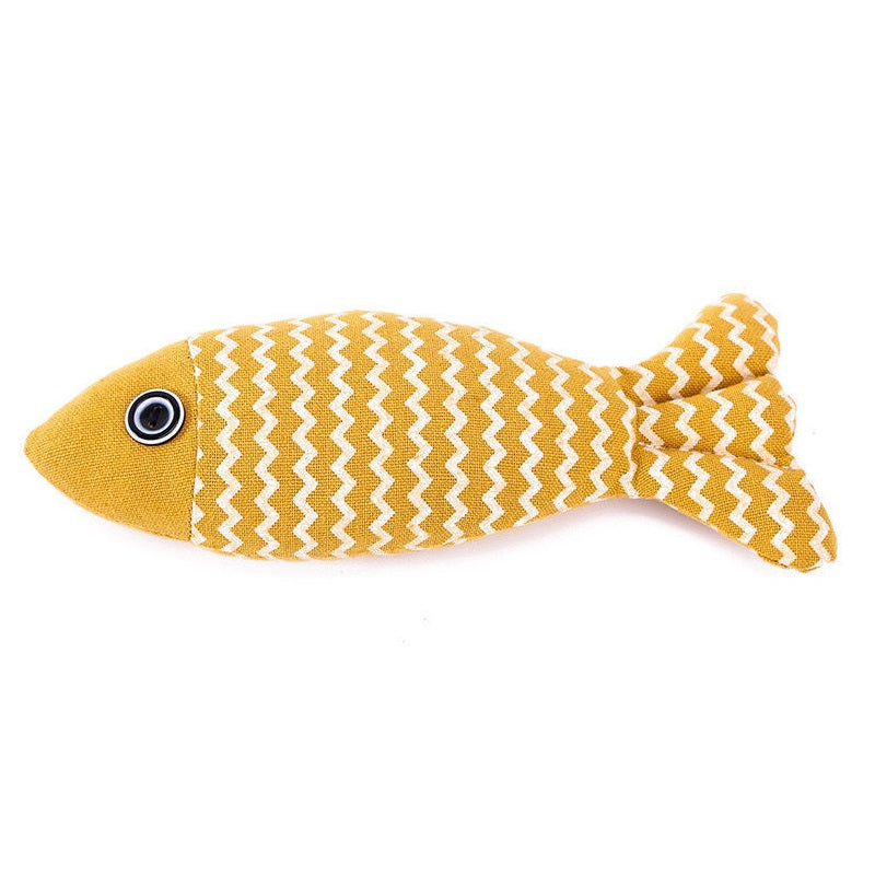 Sisal Catnip Fish Toy for Cats