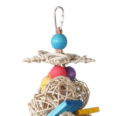Rattan Ball Cluster Toy for Birds
